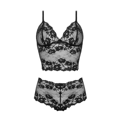 Christine Valerie Bralette Setje - Zwart 12 Christine Valerie Bralette Setje - Zwart - Afbeelding 10