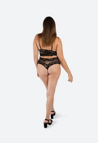 Christine Valerie Bralette Setje - Zwart 11 Christine Valerie Bralette Setje - Zwart - Afbeelding 9