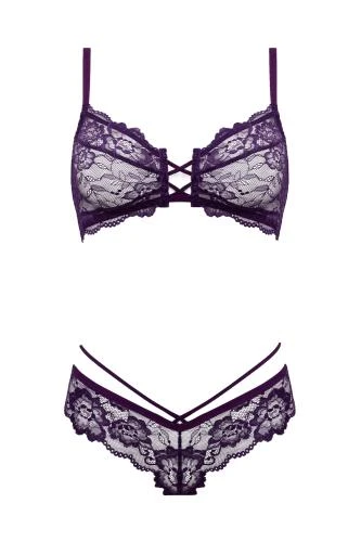 Christine Tender Love Bralette Setje - Paars 4 Christine Tender Love Bralette Setje - Paars - Afbeelding 2