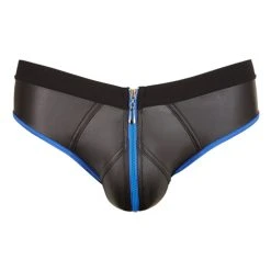 Svenjoyment Underwear Slip Met Open Achterkant - Zwart/Blauw -EasyToys Shop 21202164701