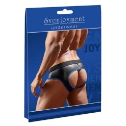 Svenjoyment Underwear Slip Met Open Achterkant - Zwart/Blauw -EasyToys Shop 21202164701 6