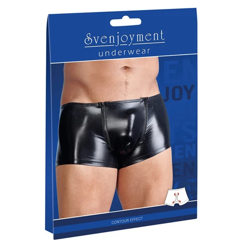 Svenjoyment Underwear Wetlook Heren Boxer Met Rits 5 Svenjoyment Underwear Wetlook Heren Boxer Met Rits - Afbeelding 3