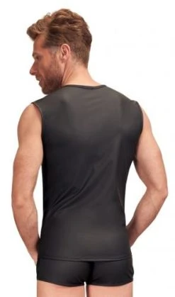 NEK Leather Look Heren Top - Zwart -EasyToys Shop 21615321701 3