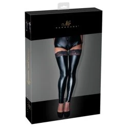 Noir Handmade Wetlook Kousen Zonder Voeten -EasyToys Shop 25402901021 4