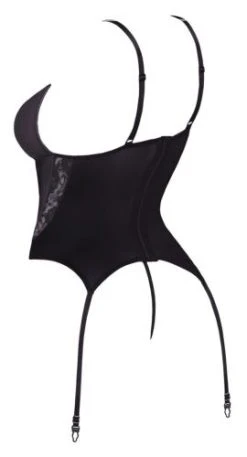 Cottelli Collection Korset Met Bandjes - Rood & Zwart -EasyToys Shop 26328023021 4