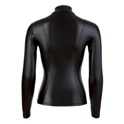 Cottelli Collection Wetlook Shirt Met Lange Mouwen En Rits -EasyToys Shop 27603201021 2