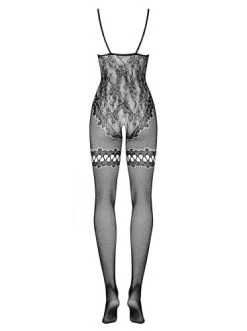 Obsessive Gebloemde Catsuit Met Open Kruis -EasyToys Shop 810 cat 1 sml 4