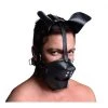 Master Series Puppy Play Masker Met Ballgag - Zwart -EasyToys Shop AE766