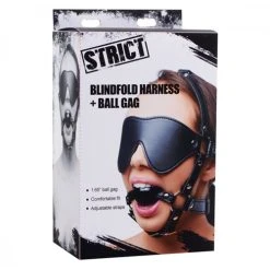 STRICT Kunstleren Masker Met Ball Gag -EasyToys Shop AE909 3