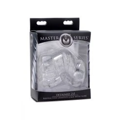 Master Series Detained 2.0 Penis Kooi Van Rubber - Transparant -EasyToys Shop AE974 3