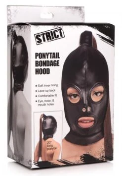 STRICT Bondage Hoofd Masker Met Paardenstaart 9 STRICT Bondage Hoofd Masker Met Paardenstaart -EasyToys Shop AG774 4
