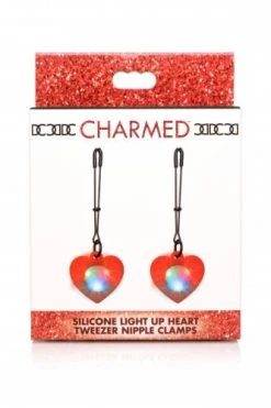 Charmed - Heart Tweezer Tepelklemmen Met LED Verlichting 11 Charmed - Heart Tweezer Tepelklemmen Met LED Verlichting -EasyToys Shop AG795 4