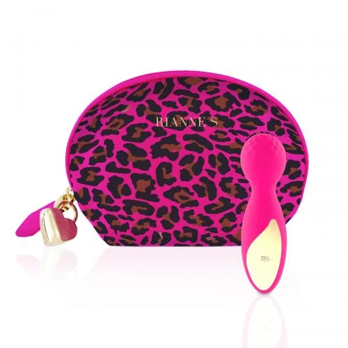 Rianne S RS - Essentials - Lovely Leopard Mini Wandvibrator - Roze 3 Rianne S RS - Essentials - Lovely Leopard Mini Wandvibrator - Roze
