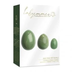 La Gemmes - 3-delige Yoni Egg Set - Jade 5 La Gemmes - 3-delige Yoni Egg Set - Jade -EasyToys Shop E29242 2