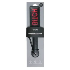 Easytoys Fetish Collection Zwarte Leren Paddle - Bitch 7 Easytoys Fetish Collection Zwarte Leren Paddle - Bitch -EasyToys Shop ET230BLK 2