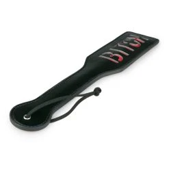 Easytoys Fetish Collection Zwarte Leren Paddle - Bitch 8 Easytoys Fetish Collection Zwarte Leren Paddle - Bitch -EasyToys Shop ET230BLK 3