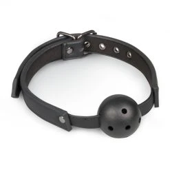 Easytoys Fetish Collection Ball Gag Met PVC Bal - Zwart
