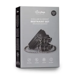 Easytoys Fetish Collection Kunstleren Halsband Met Handboeien -EasyToys Shop ET278BLK 3