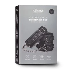 Easytoys Fetish Collection Kunstleren Halsband Met Enkelboeien -EasyToys Shop ET279BLK 3