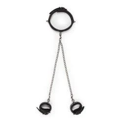 Easytoys Fetish Collection Kunstleren Halsband Met Enkelboeien -EasyToys Shop ET279BLK 4