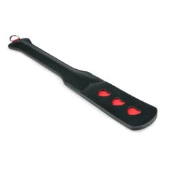 Easytoys Fetish Collection Lange Leren Paddle Met Hartje -EasyToys Shop ET285BLK 3