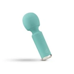 Easytoys Mini Vibe Collection Mini Vibe Wand Vibrator - Aqua -EasyToys Shop ET860BLU