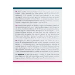 Exotiq Massagekaars Bamboe Orchideeën - 200g -EasyToys Shop EX MC 01 200 5