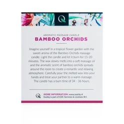 Exotiq Massagekaars Bamboe Orchideeën - 200g -EasyToys Shop EX MC 01 200 6