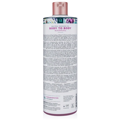 Exotiq Body To Body Verwarmende Massageolie - 500 Ml 5 Exotiq Body To Body Verwarmende Massageolie - 500 Ml - Afbeelding 3