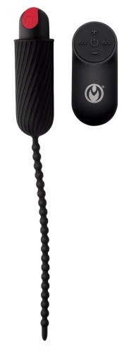 Master Series Dark Chain Oplaadbare Dilator Met Afstandsbediening - Zwart