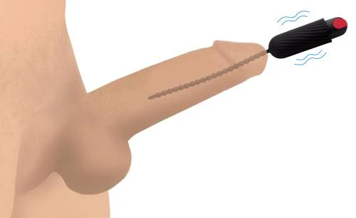 Master Series Dark Chain Oplaadbare Dilator Met Afstandsbediening - Zwart 4 Master Series Dark Chain Oplaadbare Dilator Met Afstandsbediening - Zwart - Afbeelding 2