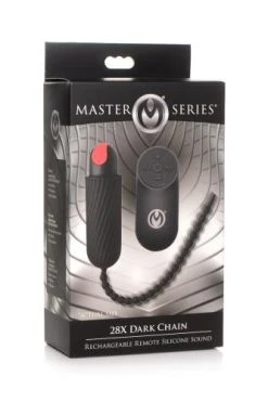 Master Series Dark Chain Oplaadbare Dilator Met Afstandsbediening - Zwart 11 Master Series Dark Chain Oplaadbare Dilator Met Afstandsbediening - Zwart -EasyToys Shop ag778 5