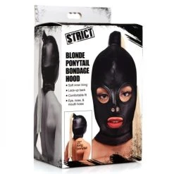 STRICT Ponytail Bondage Hood - Zwart -EasyToys Shop ag963 6