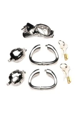 Master Series Entrapment Deluxe Locking Chastity Cage -EasyToys Shop ah060 7