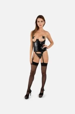 Christine Taille Jarretelgordel Dark Desire - Zwart -EasyToys Shop bsrd lblk 005 s