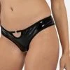 Christine Open Kruis String Dark Desire - Zwart -EasyToys Shop bsrd lblk 011 s 3