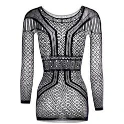 Christine Mesh Jurkje - Zwart -EasyToys Shop cds004 blk