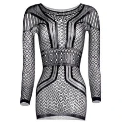 Christine Mesh Jurkje - Zwart -EasyToys Shop cds004 blk 2