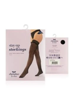 Christine Stay -up Kousen Met Naad Nevermind - Zwart -EasyToys Shop cld hblk 012 sm 7