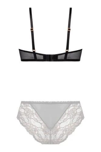 Christine 1/4 Bh Glitterkant Sevdalizia - Zwart/koper 10 Christine 1/4 Bh Glitterkant Sevdalizia - Zwart/koper - Afbeelding 8