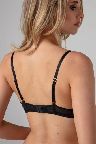 Christine 1/4 Bh Glitterkant Sevdalizia - Zwart/koper 4 Christine 1/4 Bh Glitterkant Sevdalizia - Zwart/koper - Afbeelding 2