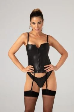 Christine Imitatieleren Korset & String Tiara