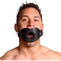Strict Leather Locking Open Mouth Gag -EasyToys Shop du615 4