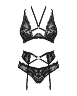 Obsessive 3-delige Set Alessya - Zwart -EasyToys Shop obs7021 6