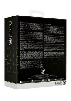 Ouch! Glow In The Dark Bed Bevestigingsset - Neon Groen/zwart -EasyToys Shop ou748glo 5