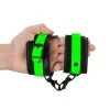 Ouch! Enkelboeien Glow In The Dark - Neon Green/Black -EasyToys Shop ou749glo
