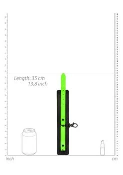 Ouch! Enkelboeien Glow In The Dark - Neon Green/Black -EasyToys Shop ou749glo 3