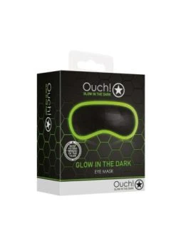 Ouch! Glow In The Dark Masker - Neon Groen/Zwart -EasyToys Shop ou752glo