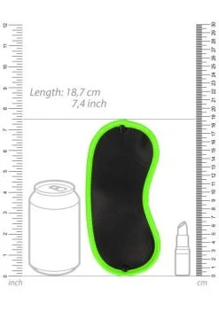 Ouch! Glow In The Dark Masker - Neon Groen/Zwart -EasyToys Shop ou752glo 6