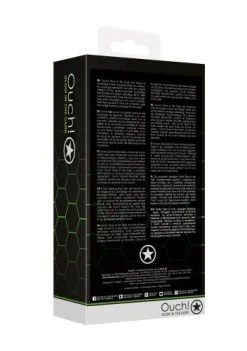 Ouch! Halsband Met Riem - Glow In The Dark - Neon Groen/Zwart -EasyToys Shop ou755glo 6